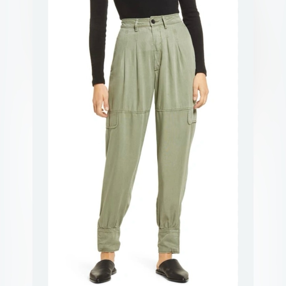 All Saints Green Paxton Cargo Pants